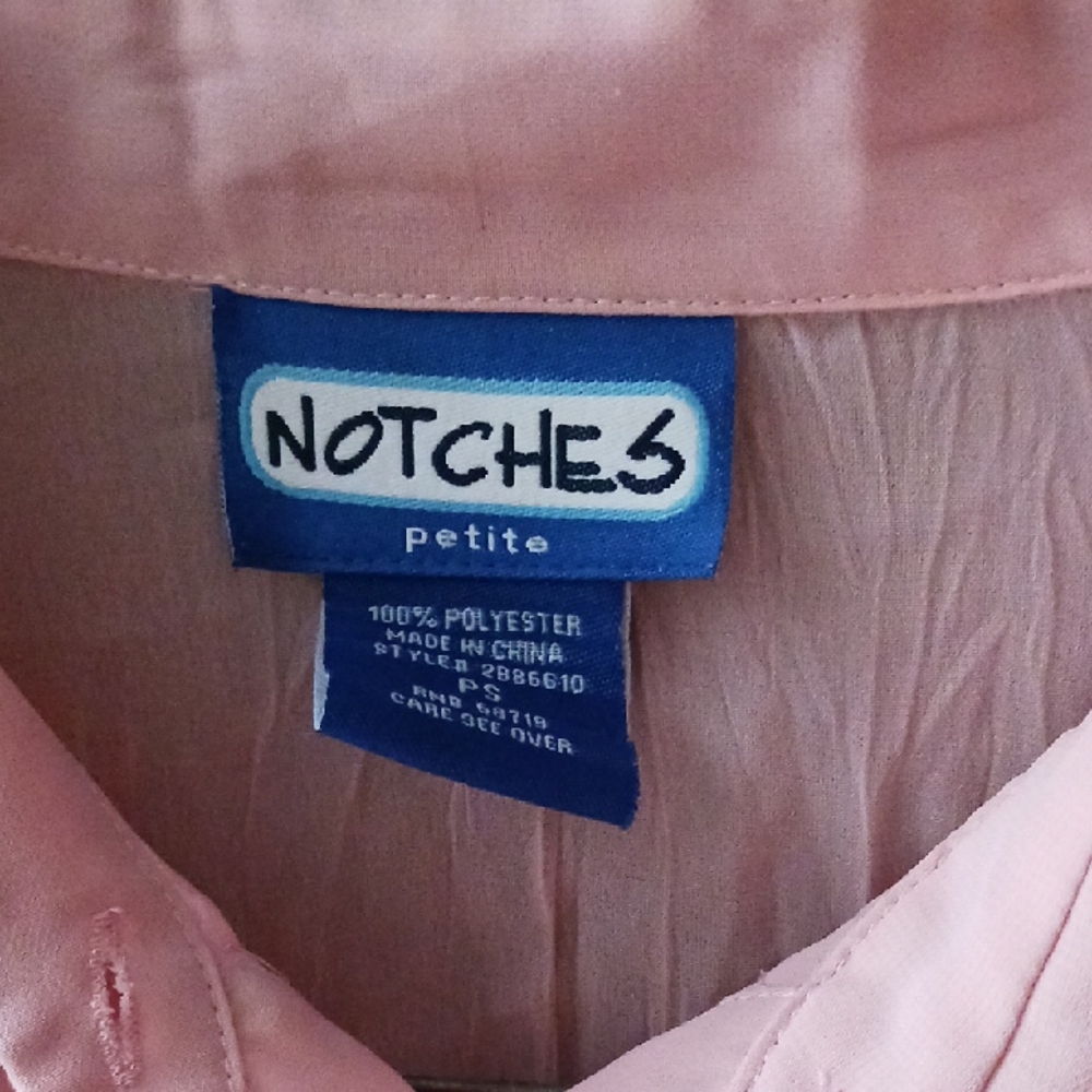 Chico's Light Pink Ruffle Front Blouse - Picture 3 of 3